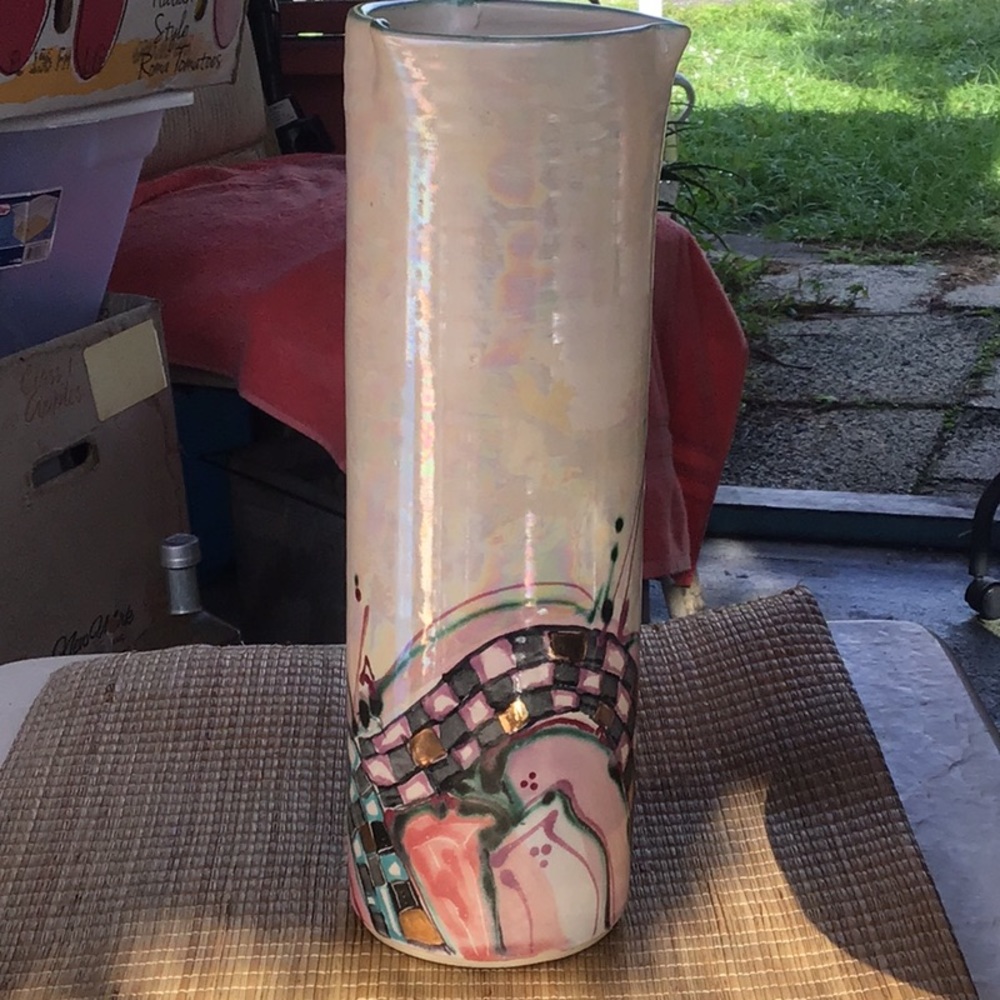 High Gloss Opaque Vase Glazed